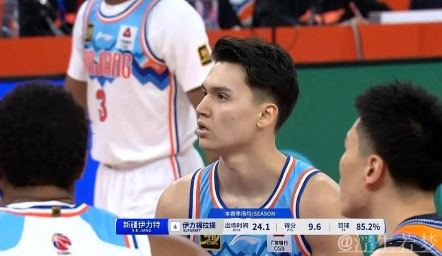 伊力福拉提末节爆发连得12分 新疆险胜上海6分